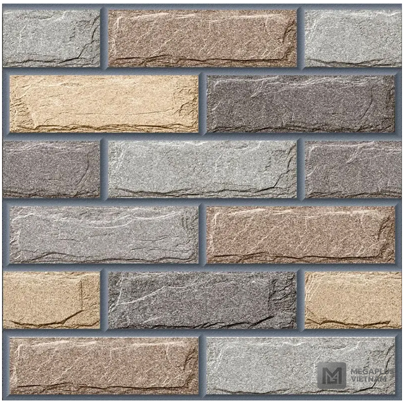 Phối cảnh thực tế gạch sân vườn Videcor VK4832 cho biệt thự