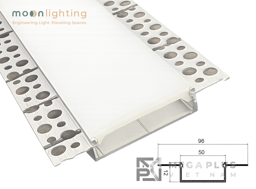 Chi tiết cấu trúc nhôm profile xương cá và silicon uốn cong MGA-381C bền bỉ 2026