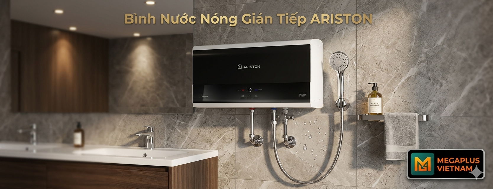 Lắp đặt thực tế máy nước nóng gián tiếp Ariston cho nhà phố