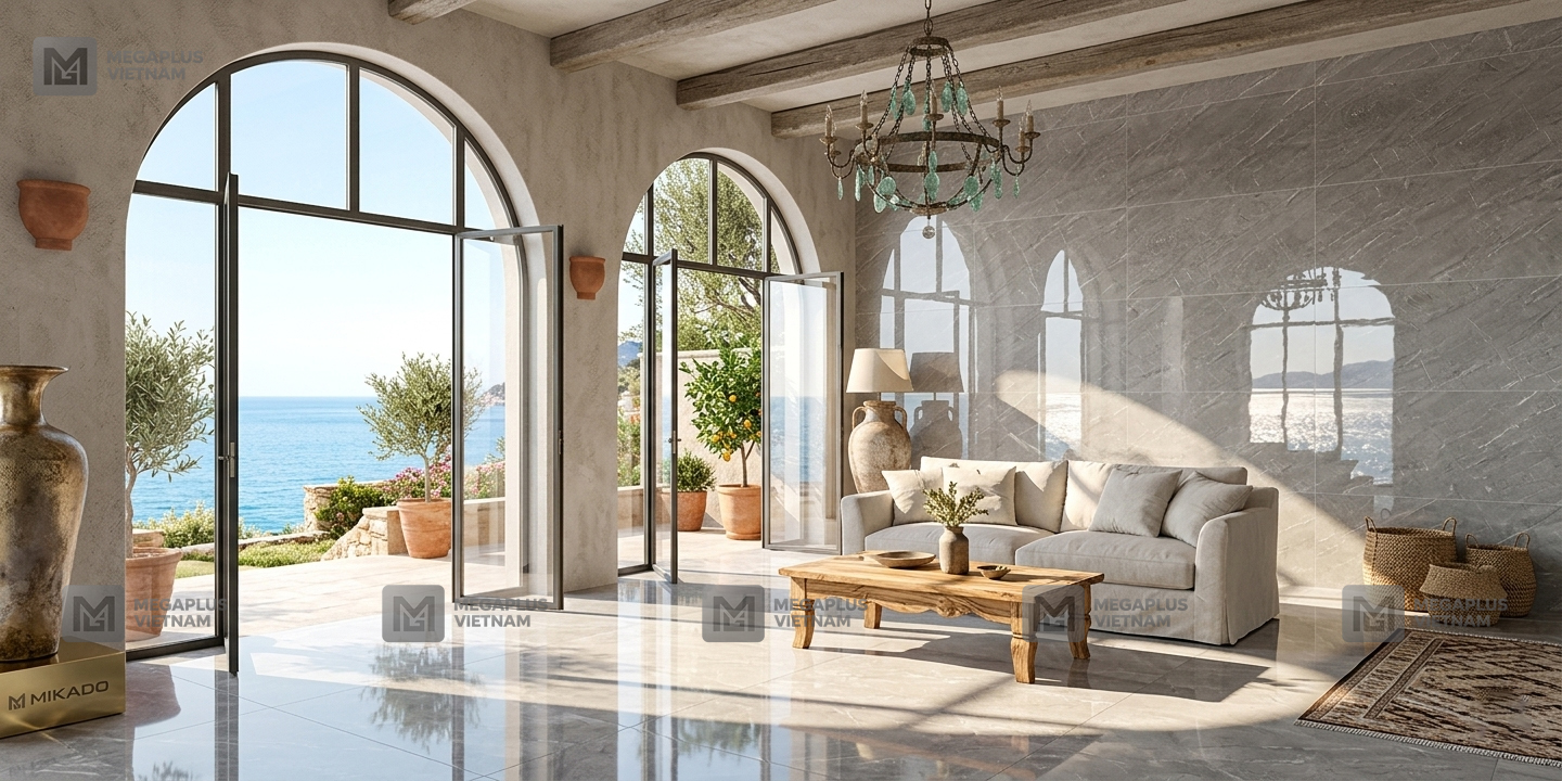 Phối cảnh dự án sử dụng Gạch Mikado MH39803