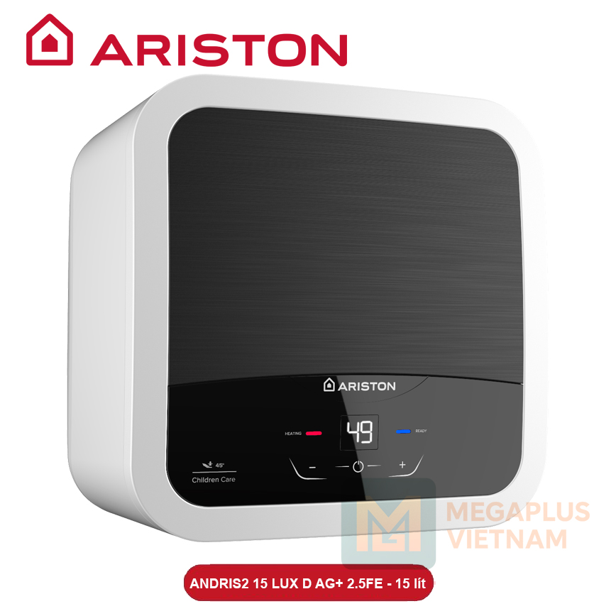 Bình nóng lạnh Ariston 15L ANDRIS2 15 LUX D AG+ chính hãng giá rẻ