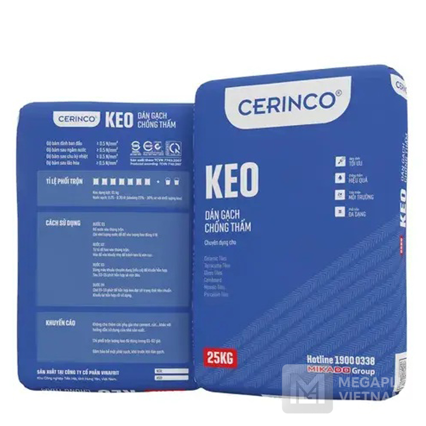 Keo dán gạch Cerinco Mikado chuyên dụng cho ốp lát gạch đá