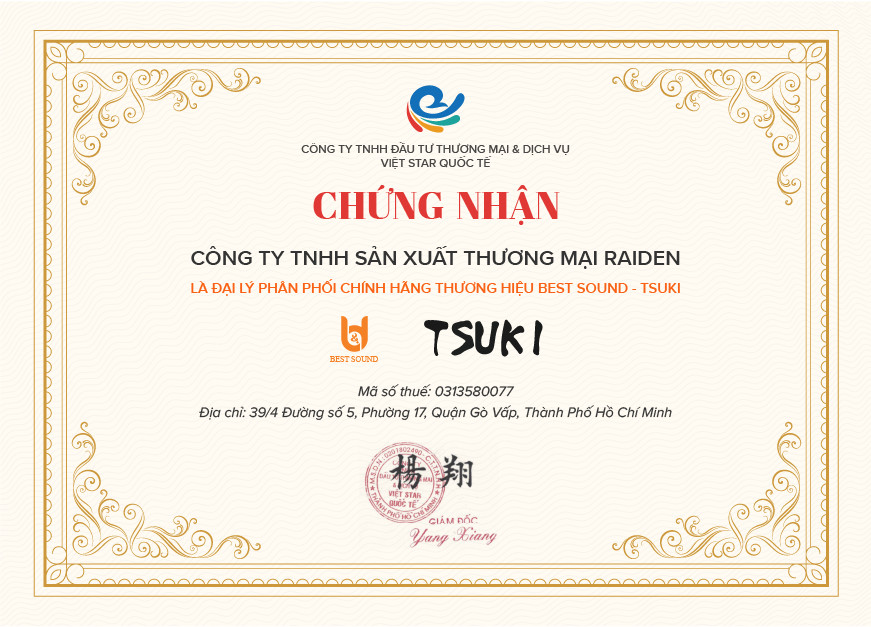 Raiden chính thức hợp tác phân phối chính hãng thương hiệu âm thanh Bestsound và gia dụng thông minh Tsuki