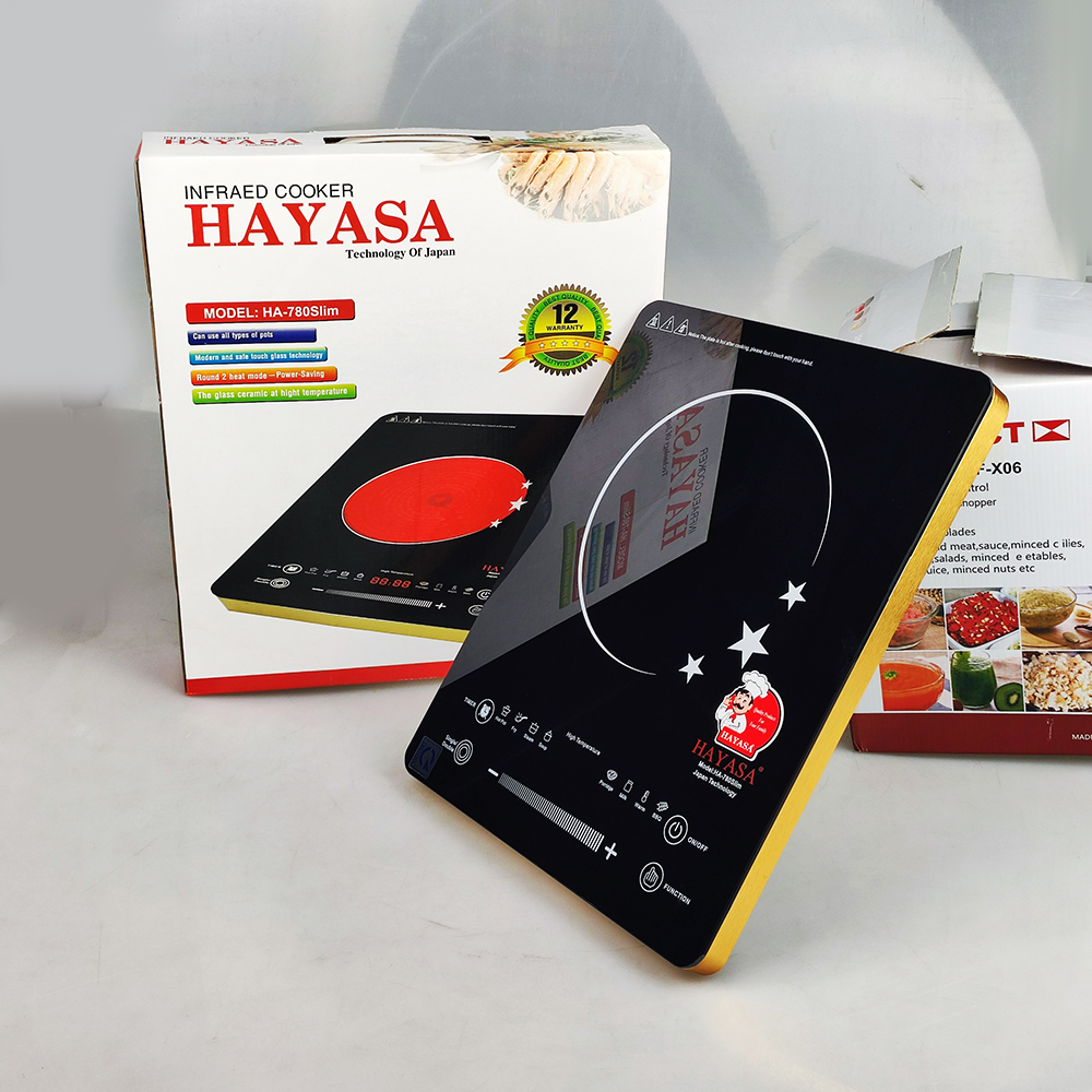 bếp hồng ngoại 2 vòng nhiệt Hayasa HA-780Slim