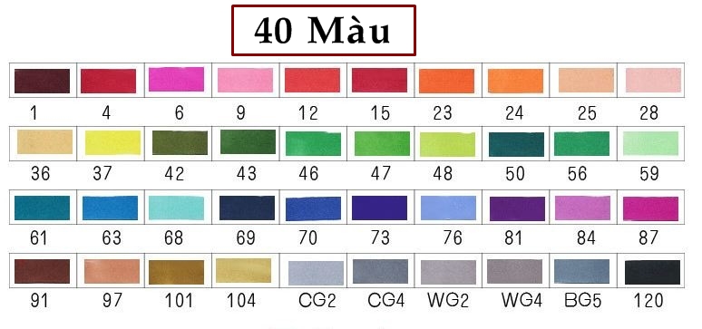 Màu Marker Touch Liit 6 Lẻ 204 Màu