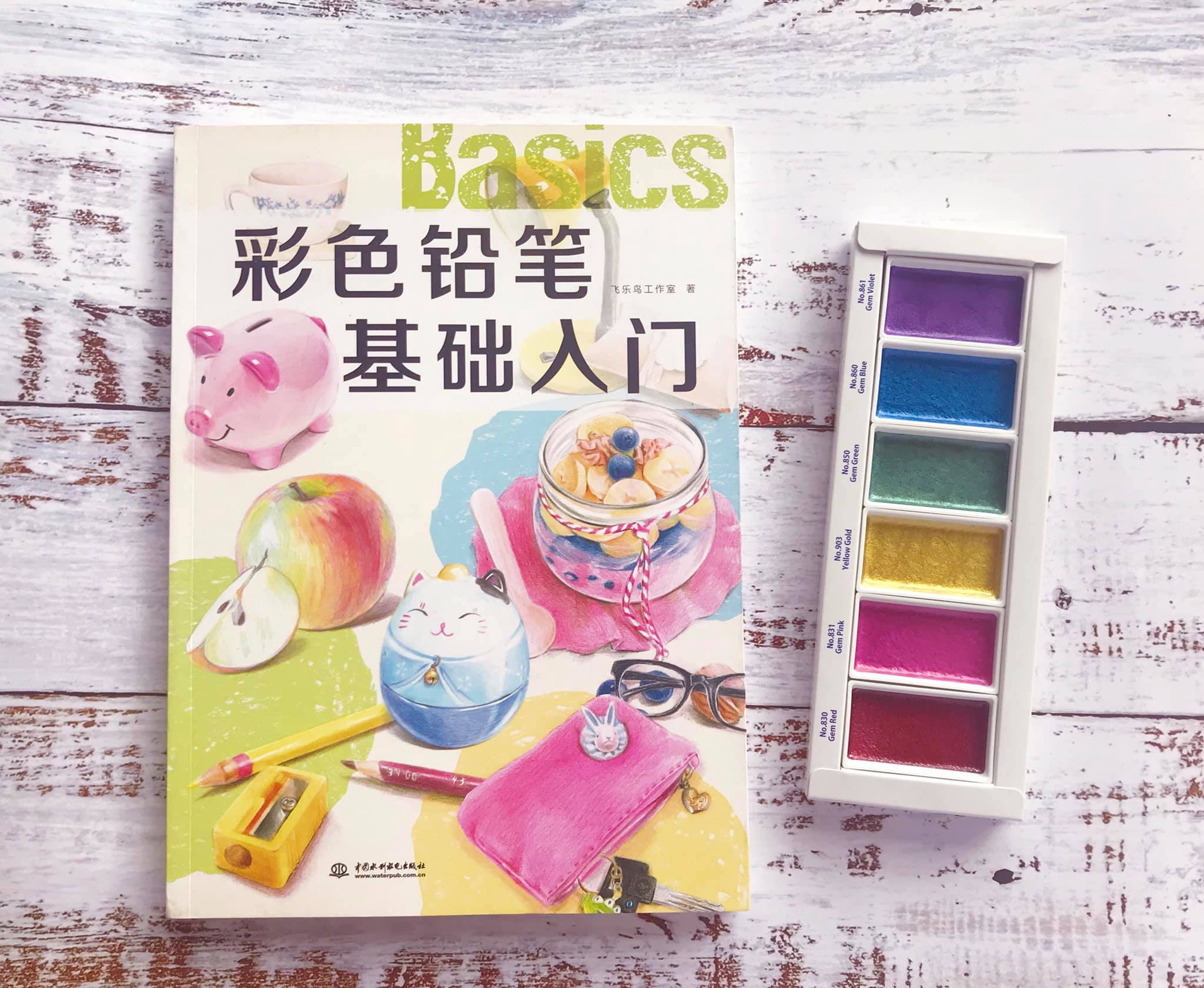 Artbook Hướng Dẫn Vẽ Màu Chì Cơ Bản – Hana Art Shop