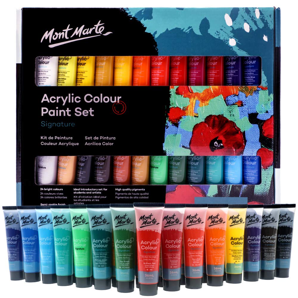 Màu vẽ Acrylic MONT MARTE tuýp lẻ (75ml)