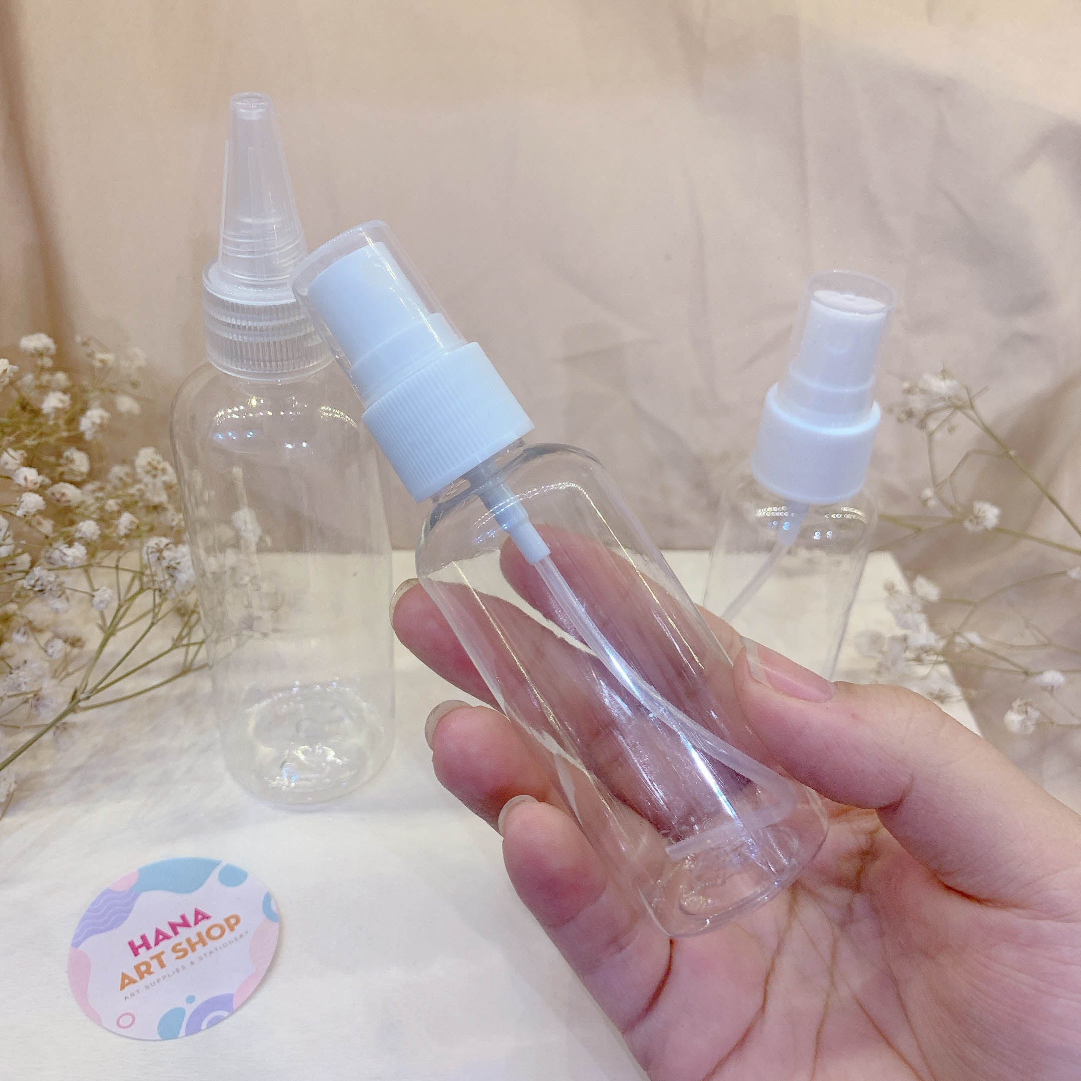 Lọ Rỗng Bằng Nhựa Đựng Nước – Hana Art Shop