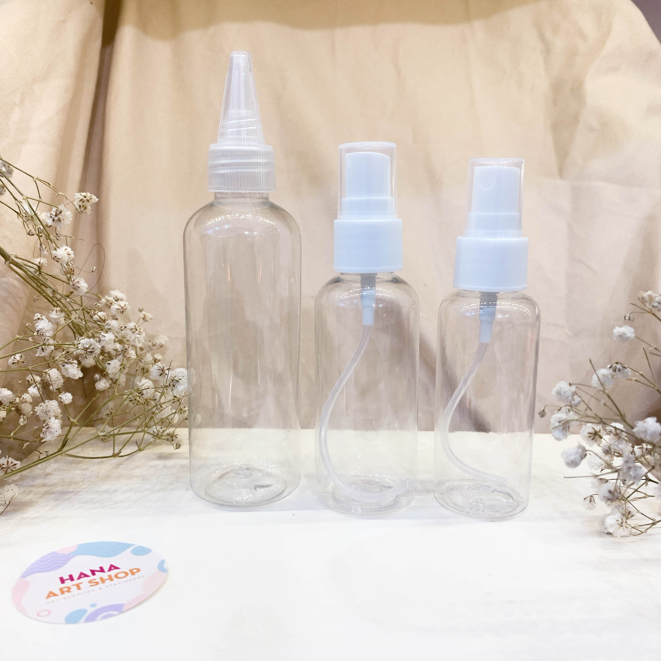 Lọ Rỗng Bằng Nhựa Đựng Nước – Hana Art Shop