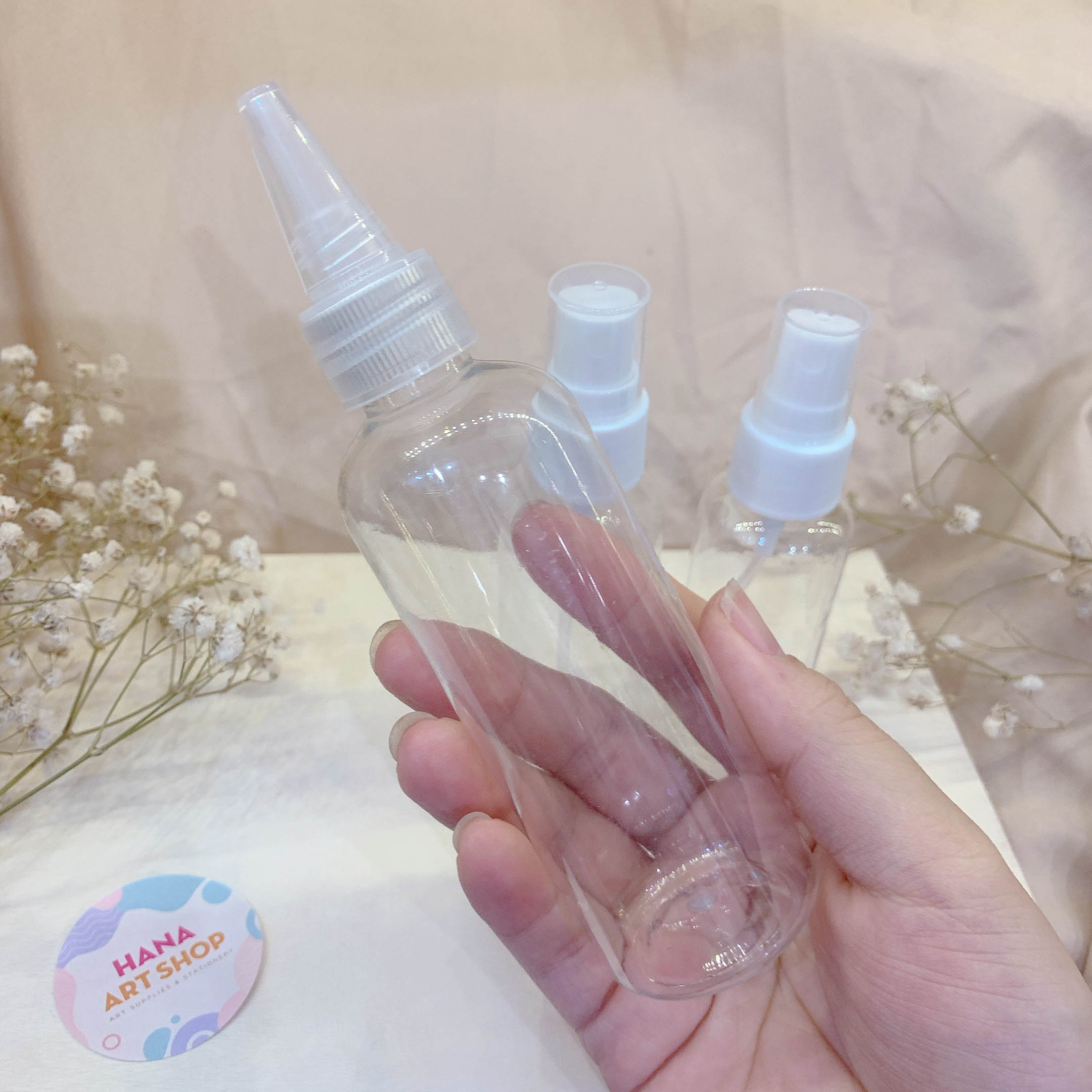 Lọ Rỗng Bằng Nhựa Đựng Nước – Hana Art Shop