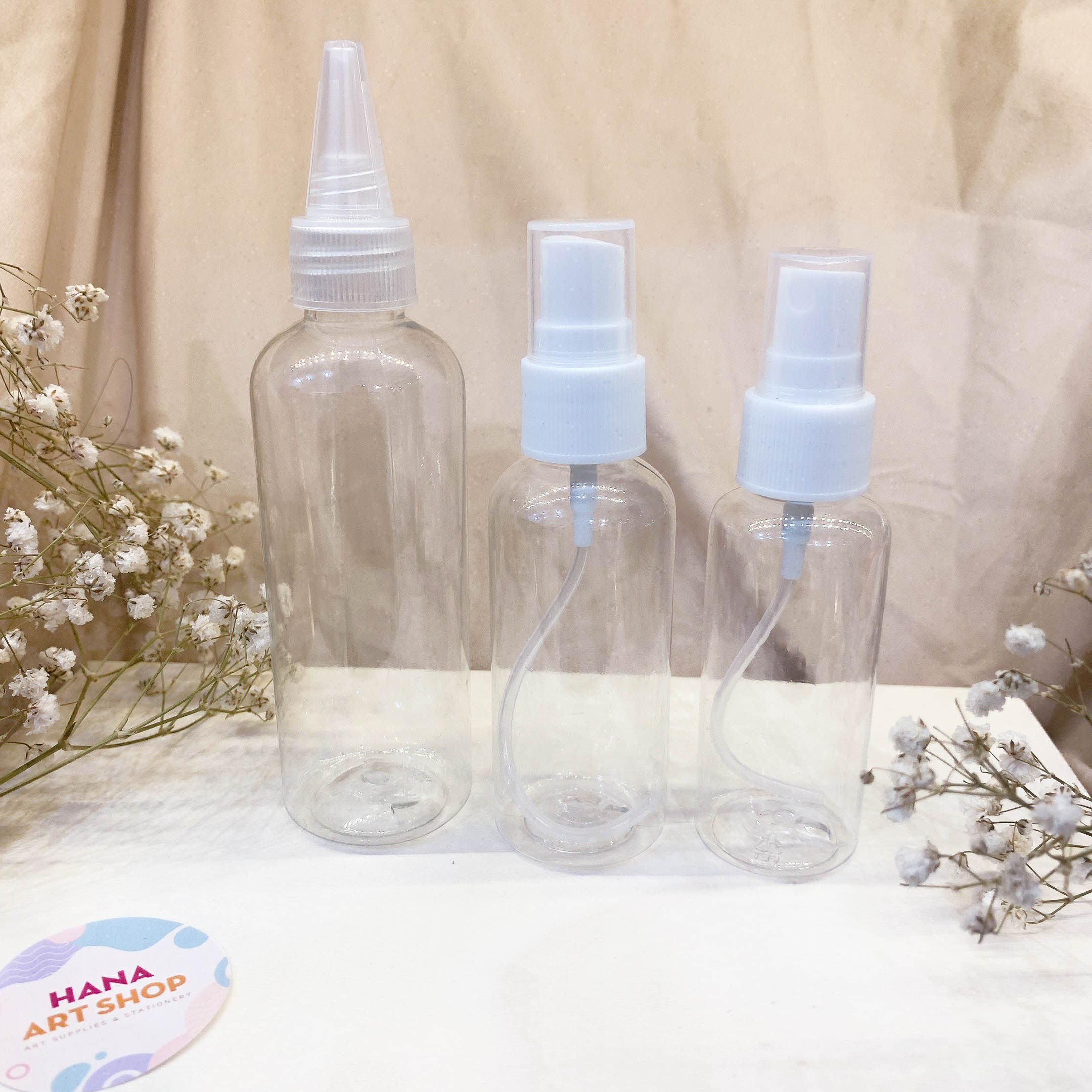 Lọ Rỗng Bằng Nhựa Đựng Nước – Hana Art Shop