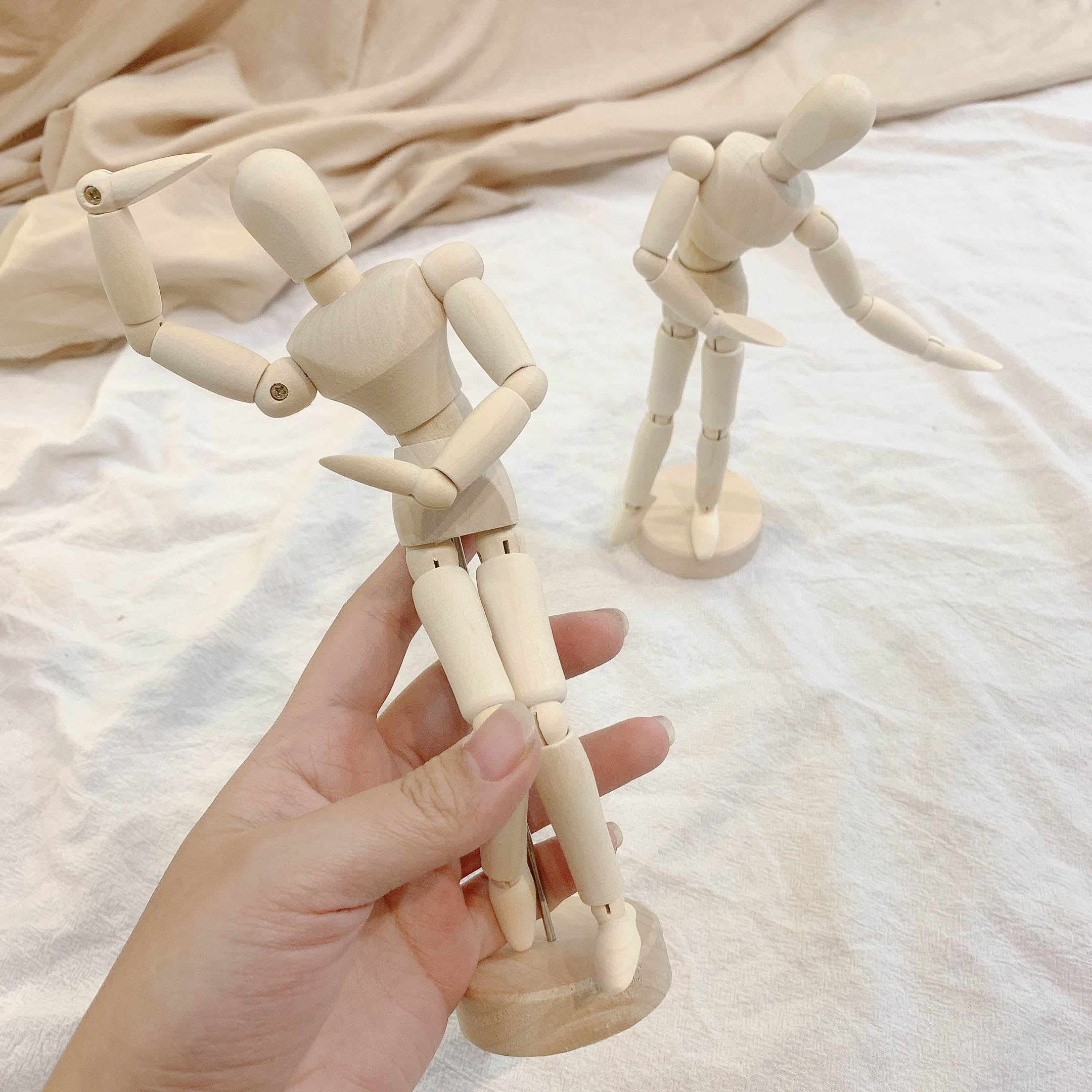 Mô Hình Người Gỗ - Bàn Tay Gỗ – Hana Art Shop