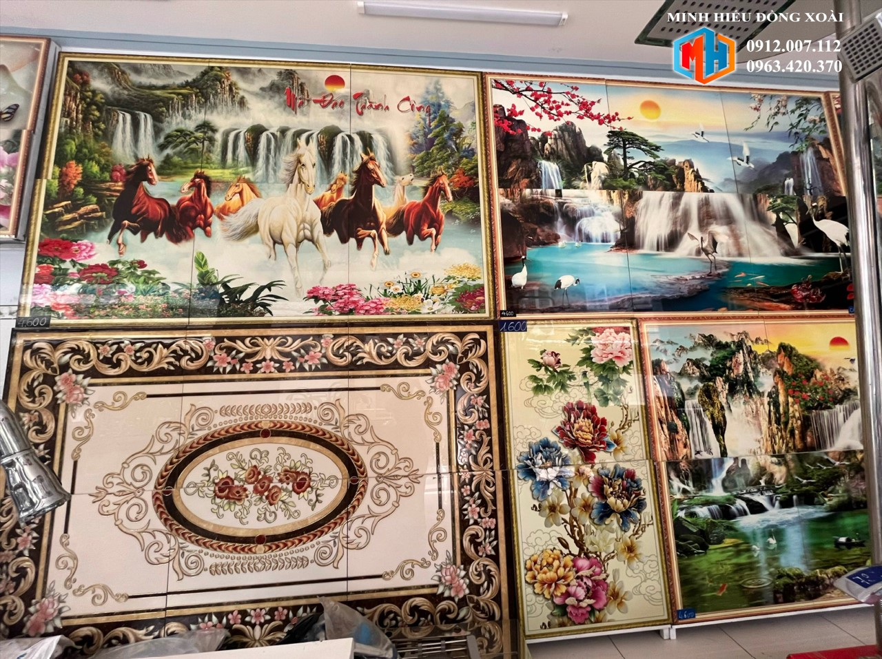 GẠCH TRANH TRANG TRÍ - GẠCH THẢM ĐỒNG XOÀI