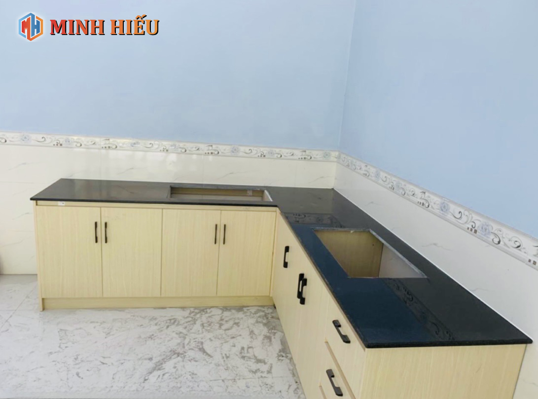 Thi công Bếp đá Đen Ấn Độ tại Bình Dương