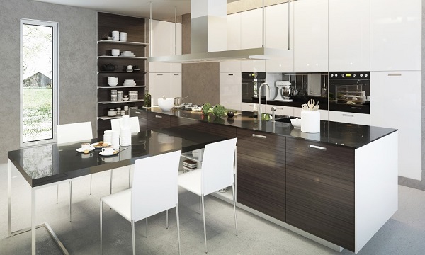 Tủ bếp Acrylic cho không gian sống sang trọng, đẳng cấp hơn