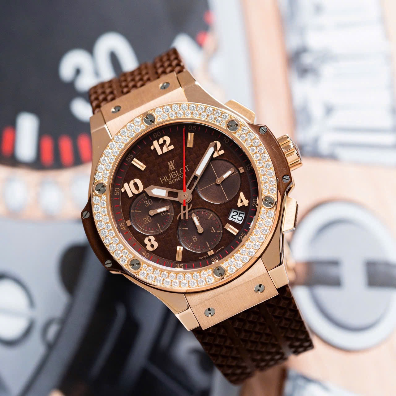 Hublot big bang cappuccino rose gold discount
