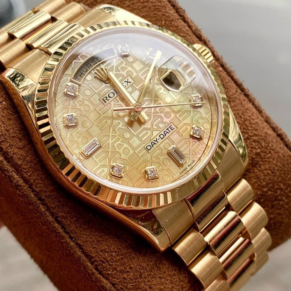 dong-ho-rolex-president-day-date-118238-yellow-gold-18k-mat-vi-tinh-vang
