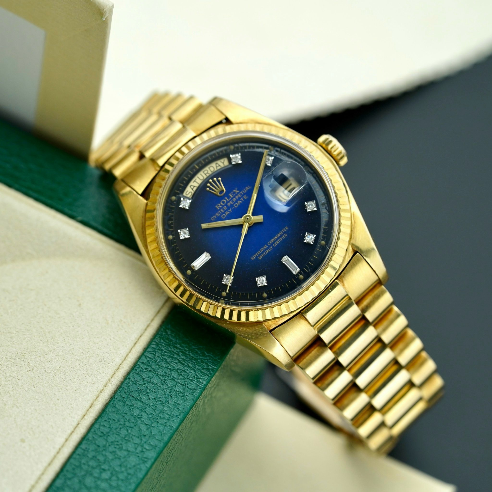 rolex-day-date-36mm-1803-18k-yellow-gold-presidential-blue-vignette-dial