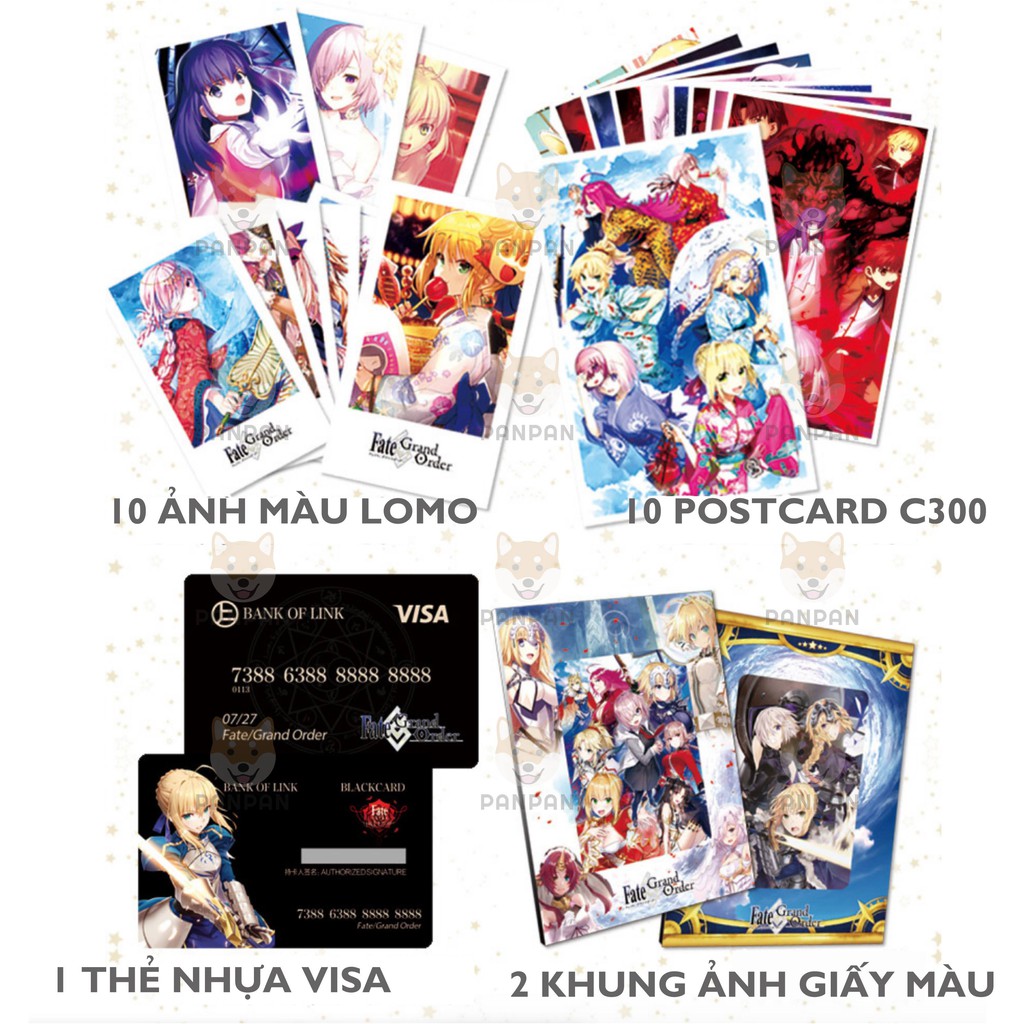 Hộp quà Anime cao cấp Fate/Grand Order - Panpan Shop Hộp quà Anime cao cấp Fate/Grand Order - Panpan Shop
