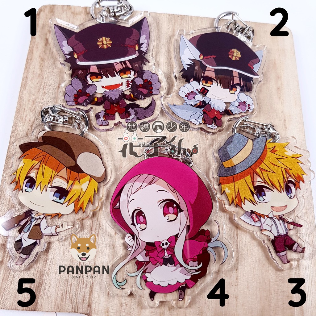 Móc khóa Anime Jibaku Shounen Hanako-kun Cô Gái Quàng Khăn Đỏ (6cm ...