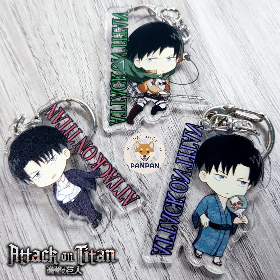 Móc Khoá Anime Mica Acrylic Levi Ackerman Attack on Titan (5m) - Shingeki  no Kyojin - Panpan Shop