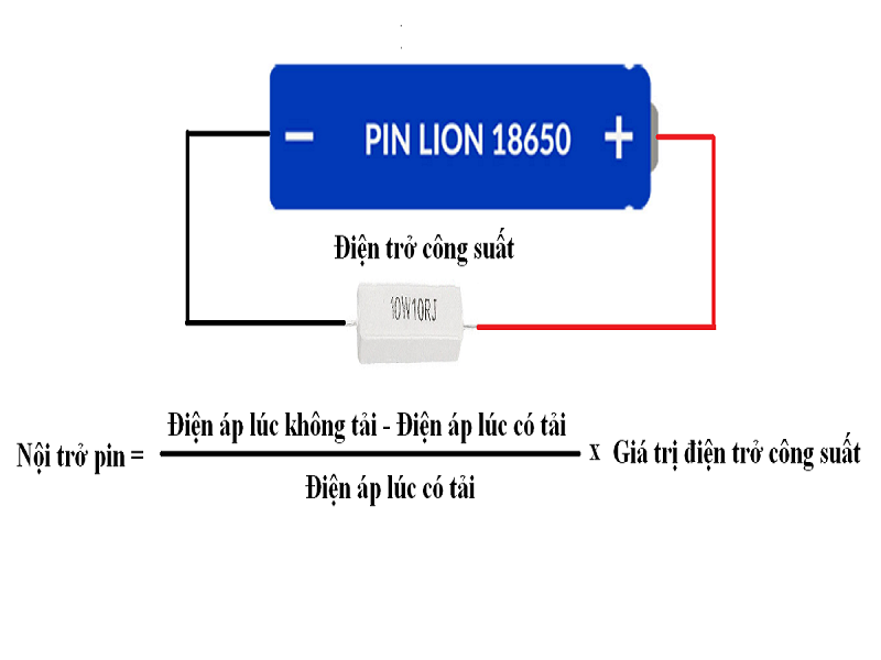 Cách đo nội trở pin