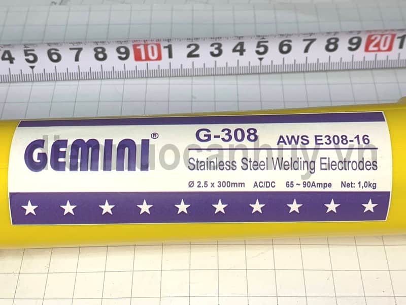 Que hàn inox Kim Tín 2.5mm G-308 (53 que 30cm/kg) | Điện, Nước, Kim Khí ...