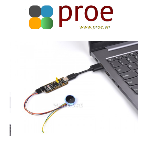 Round 2D Codes Scanner Module, Barcode/QR code Reader, With LED ...