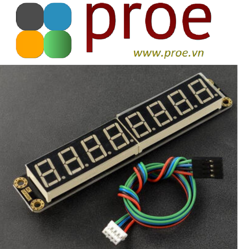 Led Segment Module 8-Digital LED Segment Display Module (Red) | Điện tử ProE