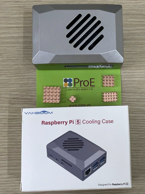 Raspberry Pi 5 Silver ABS Case | Điện tử ProE