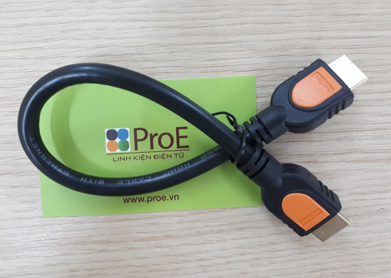 Yellow Kinfe High Speed 0.3M HDMI Cable Adaptor for HDTV 1080p Hight Speed HD 3D 30CM 1ft Short