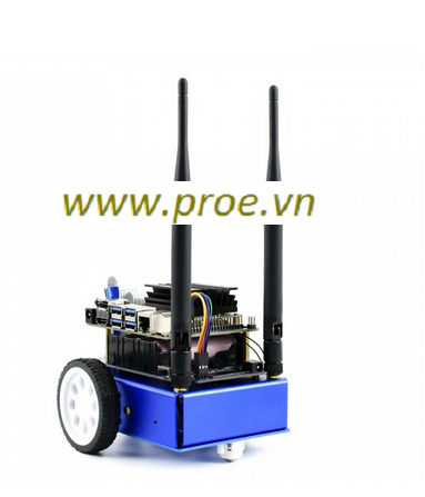 Waveshare JetBot Professional Version ROS AI Kit, Dual Controllers AI Robot, Lidar Mapping, Vision Processing, Includes Waveshare Jetson Nano Dev Kit 4GB (Not Support Nano 2GB