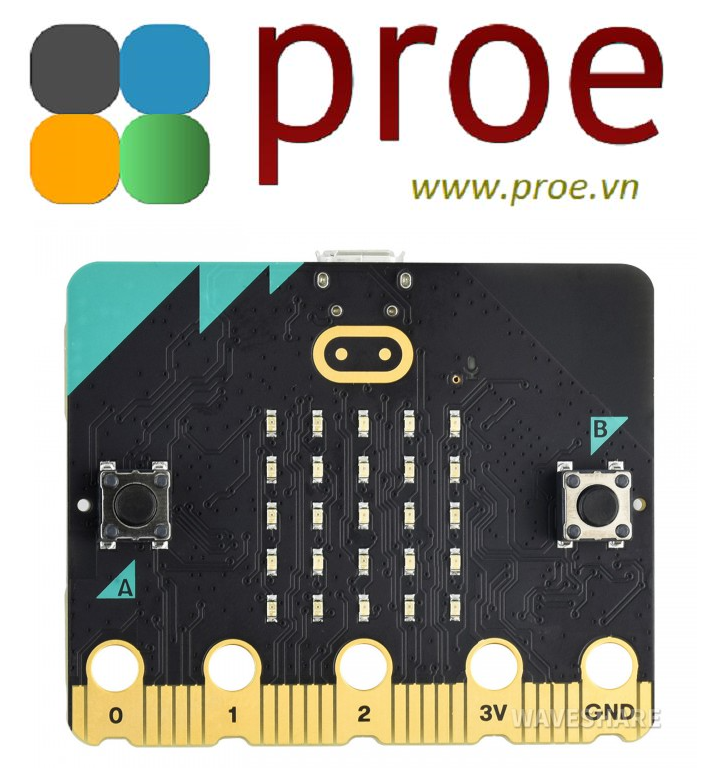 BBC microbit V2, Upgraded Processor, Built-In Speaker And Microphone ...
