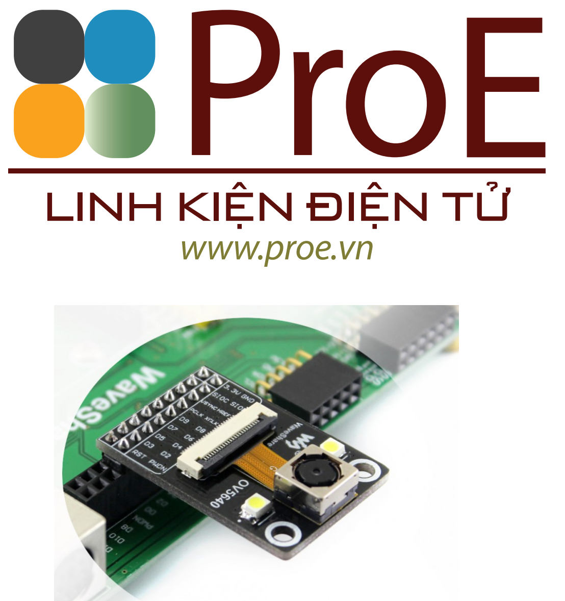 OV5640 Camera Board (C) | Điện tử ProE