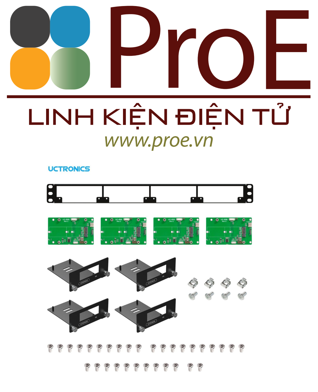 K2 Pi Rack UCTRONICS Raspberry Pi Rack Basic | Điện tử ProE