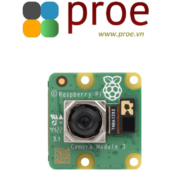 Raspberry Pi Camera module 3 Wide version (120° FOV) | Điện tử ProE