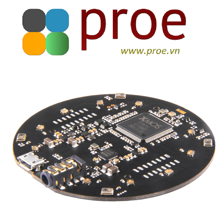 Mic Array Stem Arduino ReSpeaker Mic Array v2.0 4 MIC | Điện tử ProE