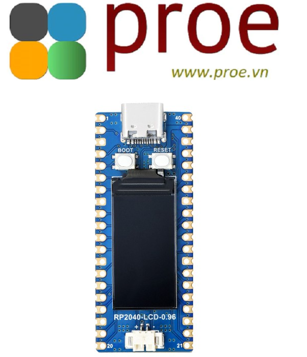 Waveshare RP2040-Plus Scheda Di Sviluppo MCU Con 16MB Flash, USB-C E Supporto Batteria - Compatibile Con Raspberry Pi Pico, Dual-Core Arm, Pre-saldato - 6