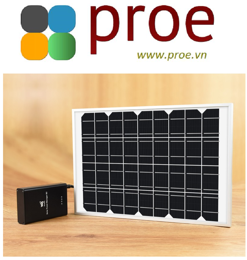 Waveshare Panneau Solaire Polycristallin 18V 10W - 10Wp Photovoltaïque Haute Efficacité