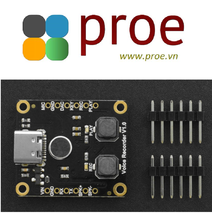Voice Recorder Module-Breakout | Điện tử ProE