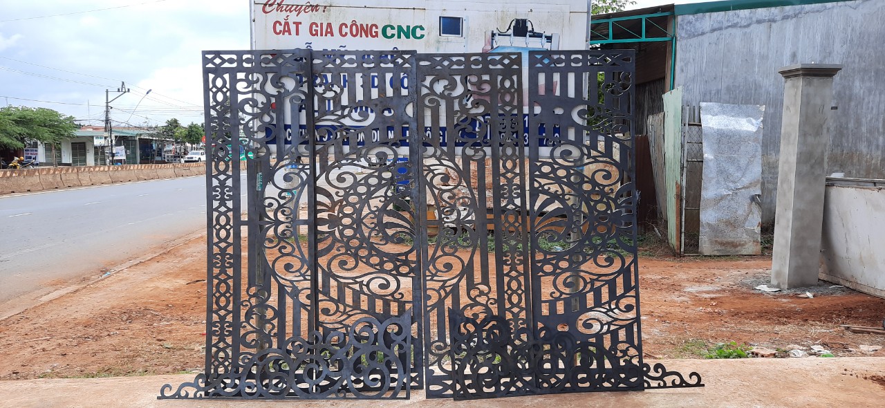 cổng cnc 4 cánh 