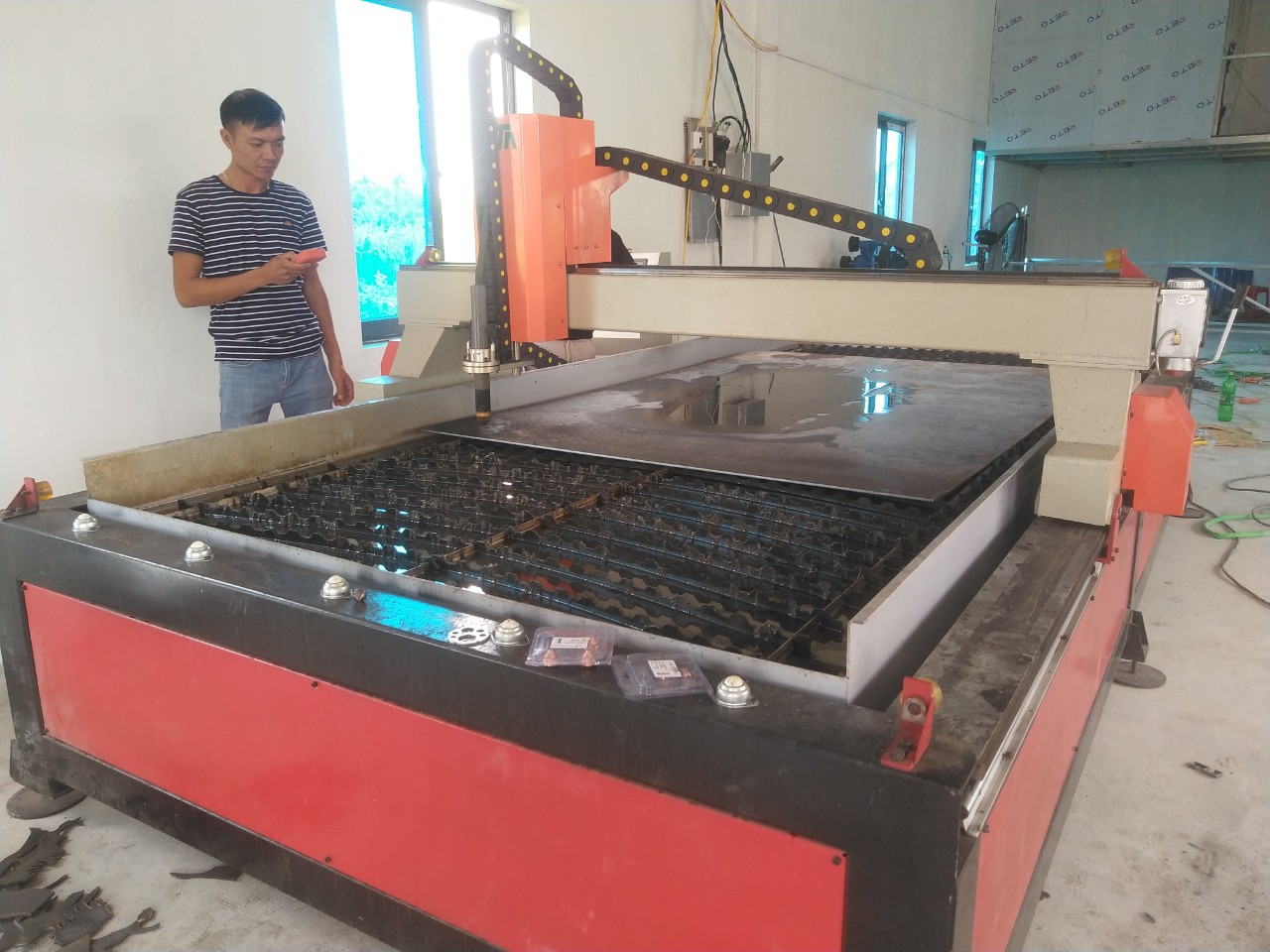 lắp đặt máy cắt plasma cnc tại Nam Định