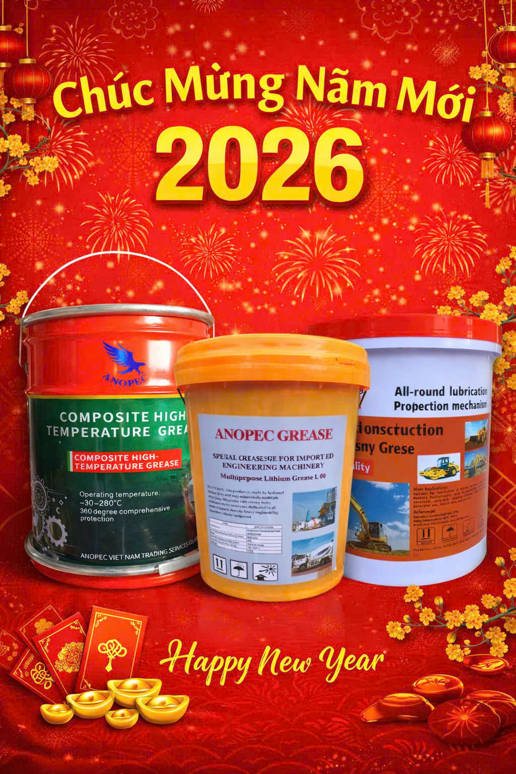 Vì Sao Nên Nhập Mỡ Anopec Trước Tết? Giải Pháp Chủ Động Hàng Hóa Cho Đại Lý & Công Trình