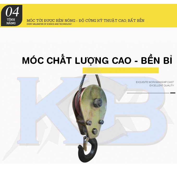 Pa lăng cáp điện CD 5 tấn-9 m