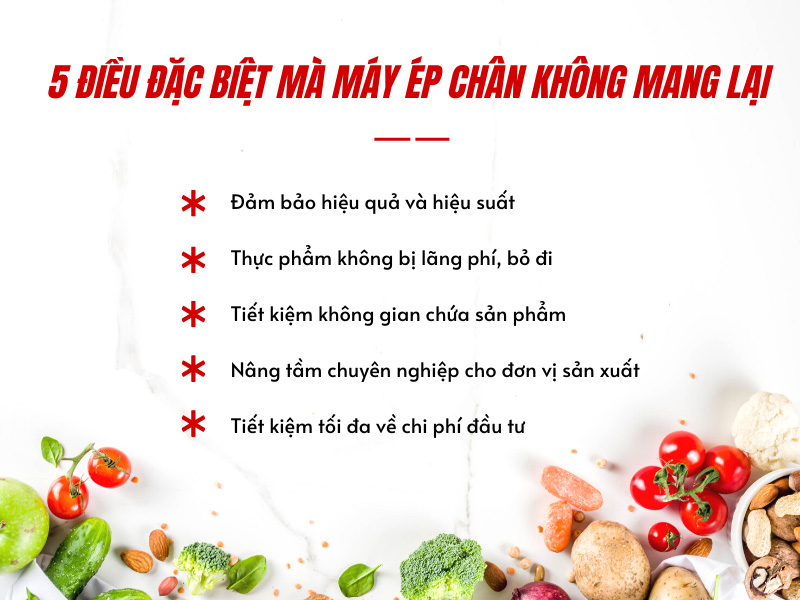 5 điều đặc biệt mà máy hút chân không mang lại