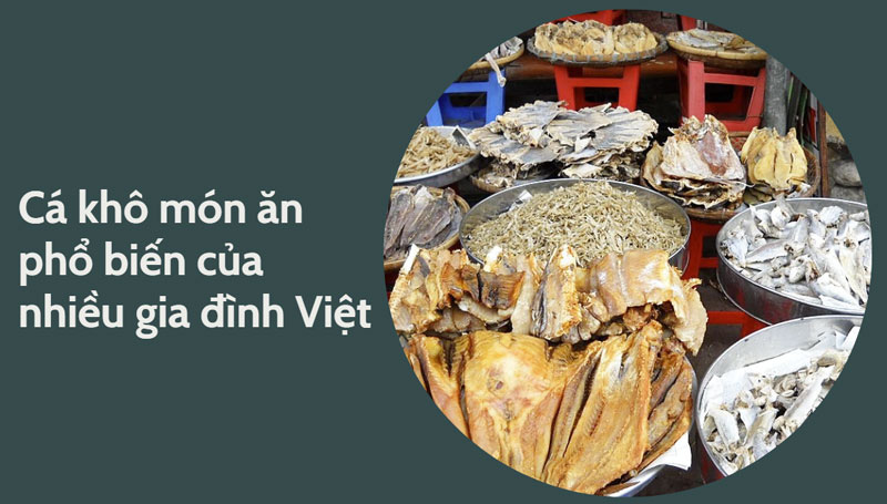 Bảo quản cá khô ở dạng bình thường