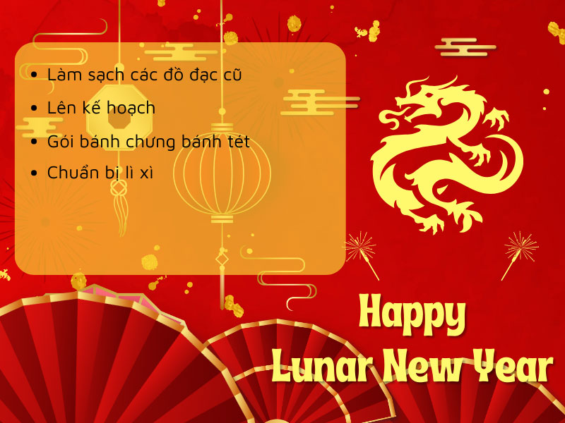 Chuẩn bị đầy đủ trước Tết