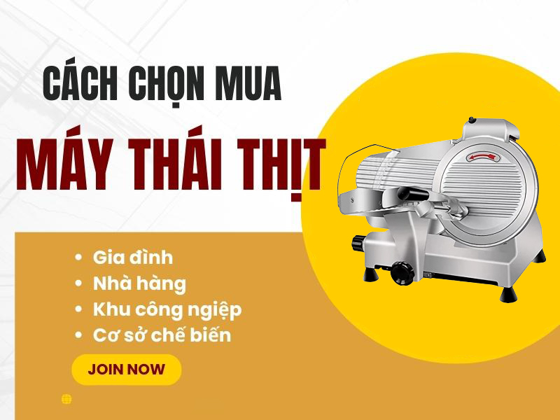 Cách chọn mua máy thái thịt