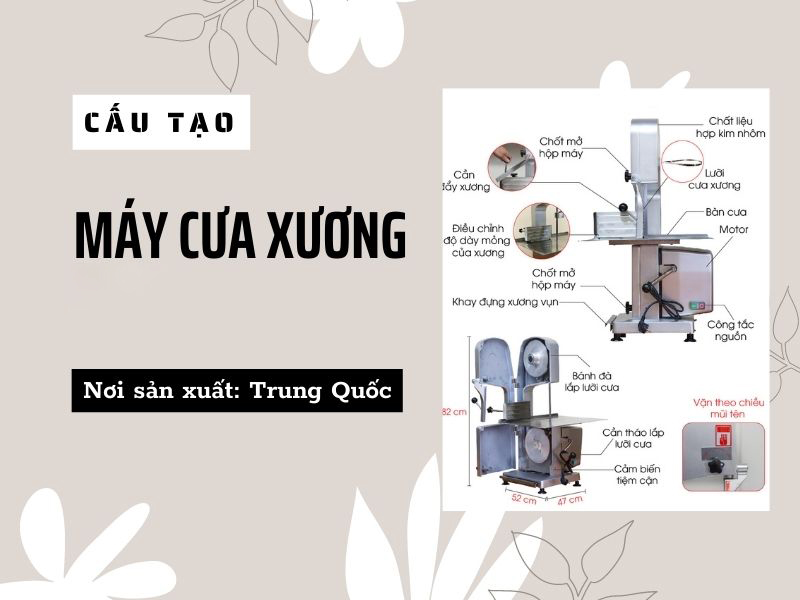 Cấu tạo máy cưa xương