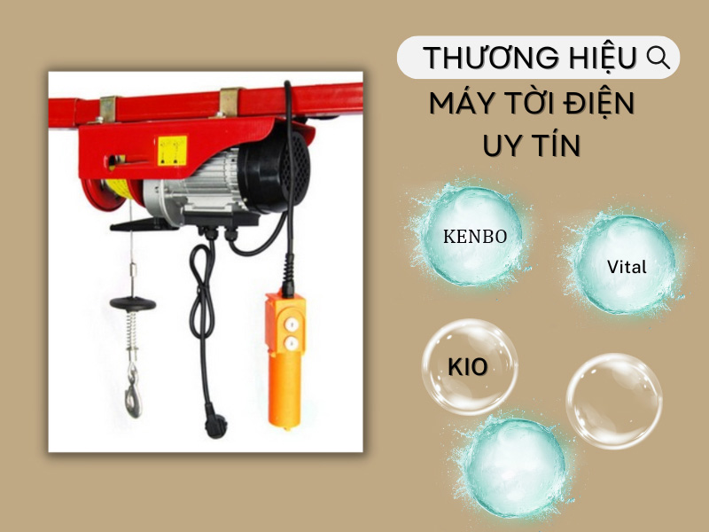 Chọn thương hiệu máy tời điện nào